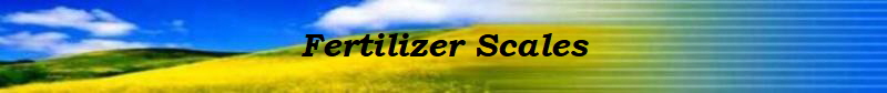 Fertilizer Scales