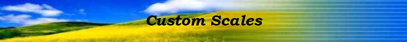 Custom Scales